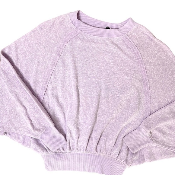 Out From Under Urban Outfitters Purple Lavender Batwing Slouchy Boho Top XS - Picture 3 of 14